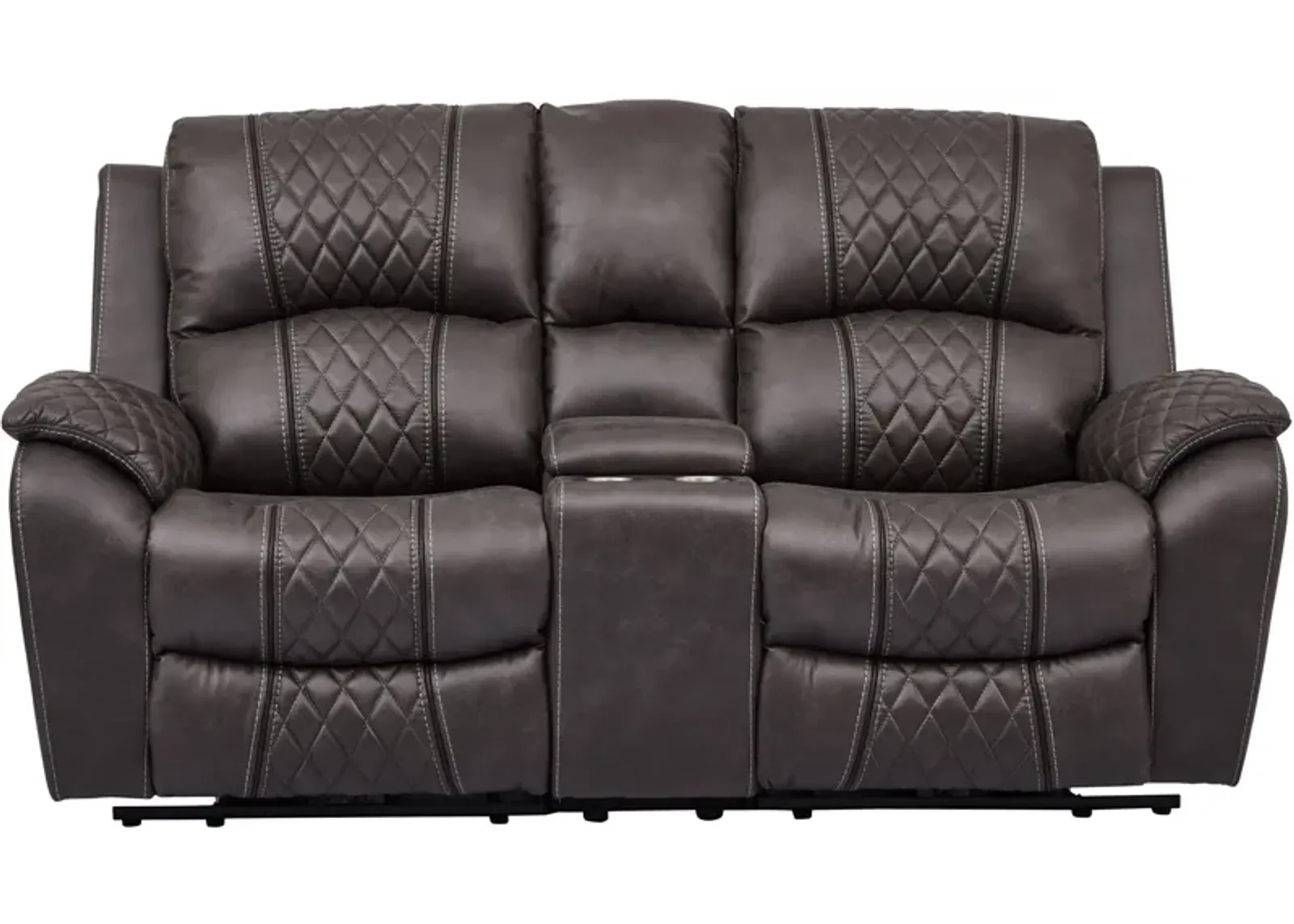 Starling Power Plus Storage Console Loveseat