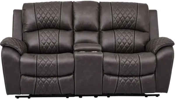 Starling Power Plus Storage Console Loveseat