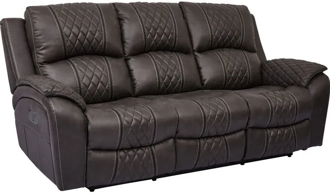 Starling Graphite Power Plus Reclining Sofa