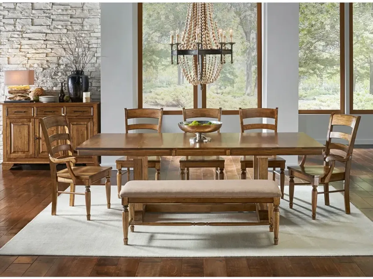 Bennett 5 Piece Trestle Dining Set