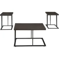 Airdon Bronze Set of 3 Tables