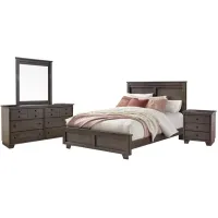 Diego Gray 4 Piece Queen Package 