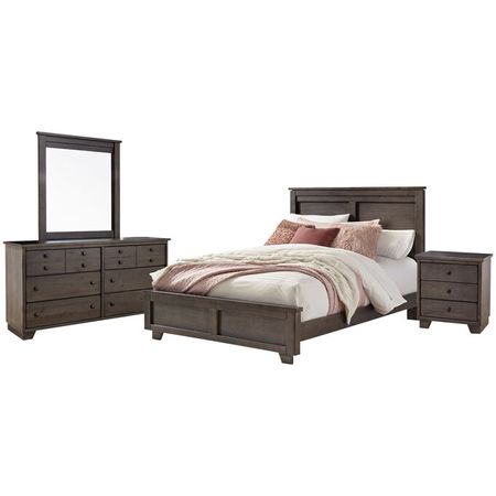 Diego Gray 4 Piece King Package 