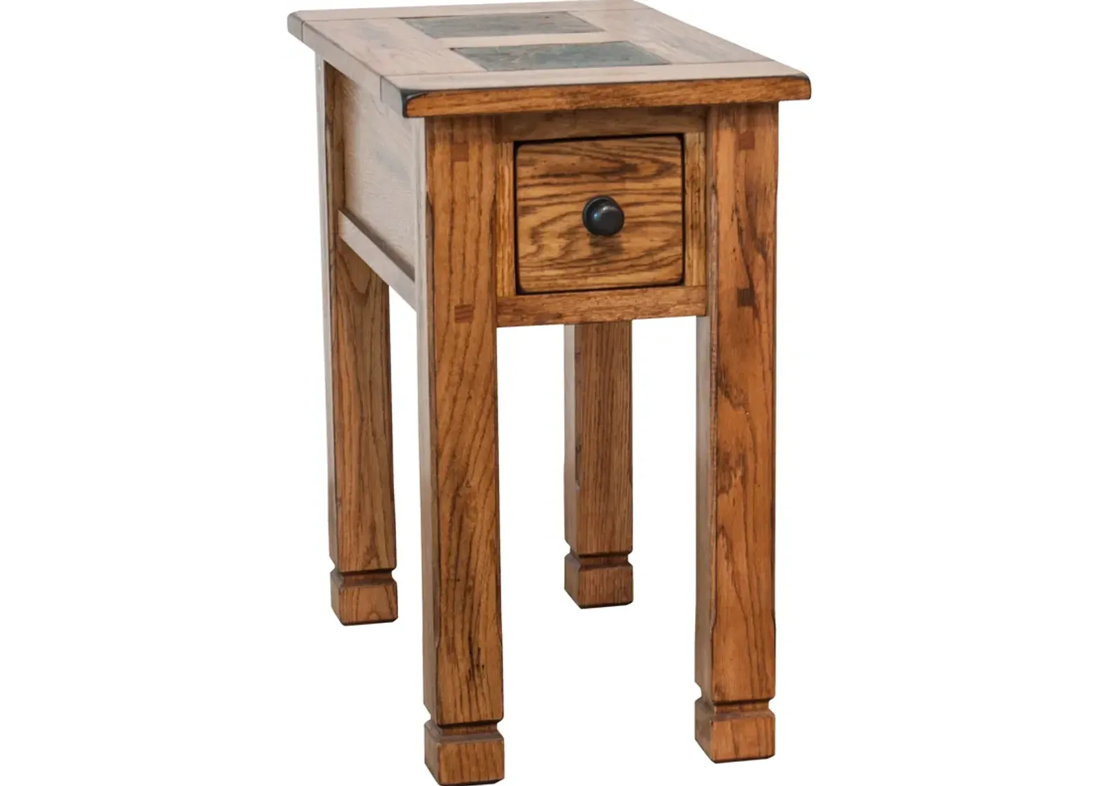 | Sedona Chairside Table | Rustic Oak