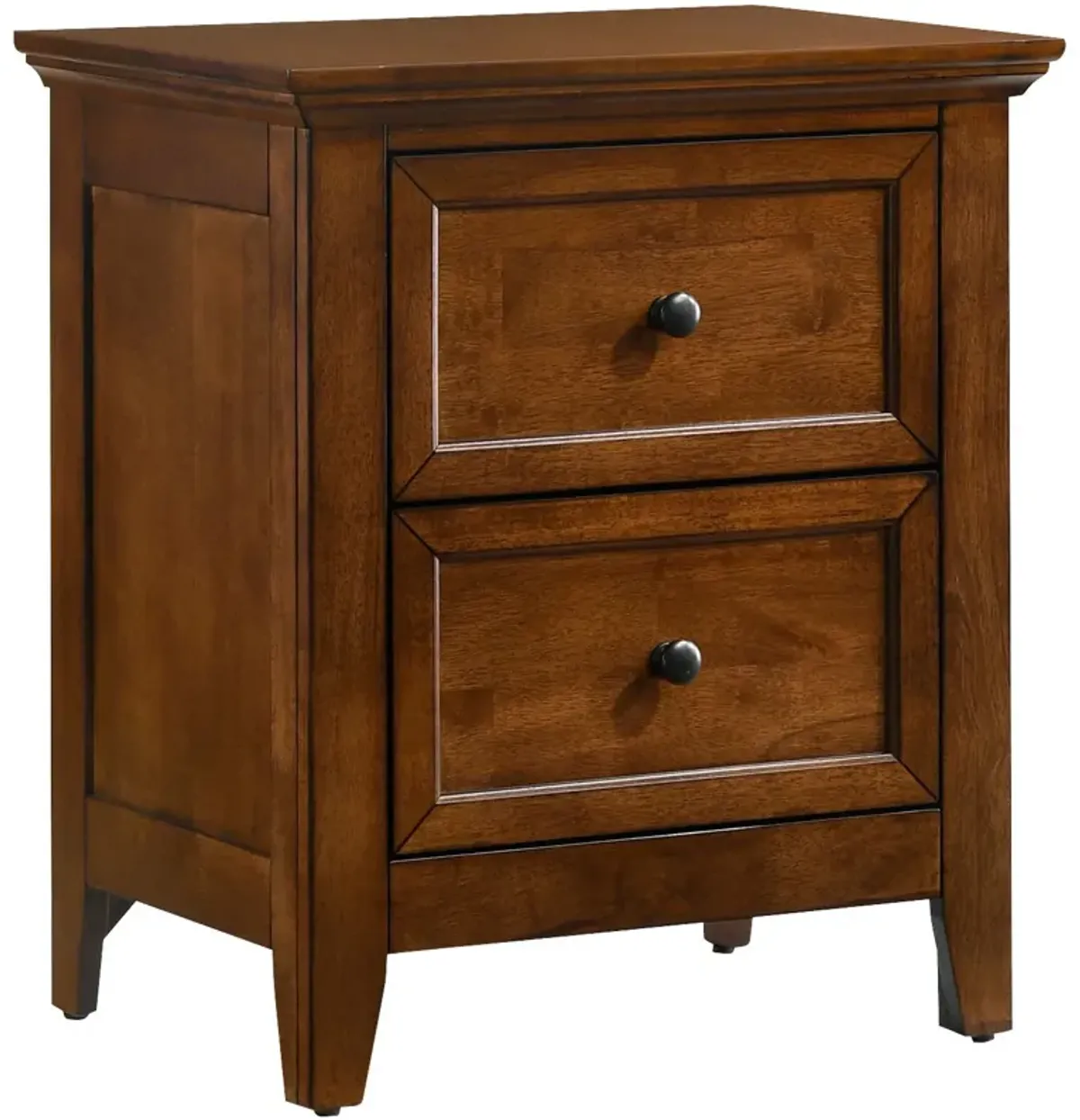 | San Mateo Youth 2 Drawer Nightstand | Brown