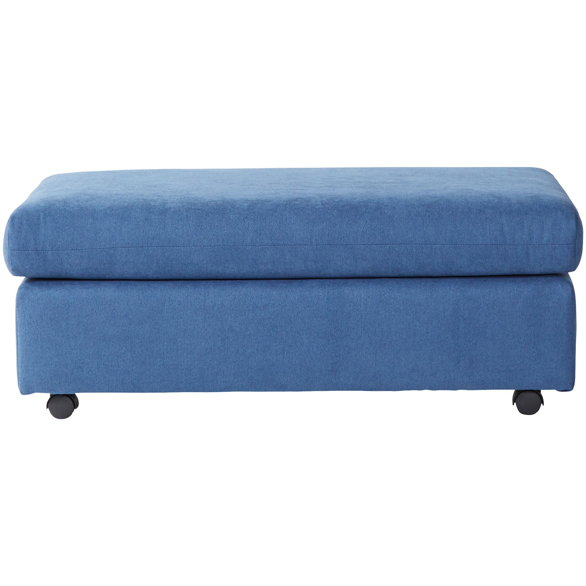 Hughes Furniture | Lex Ottoman | Navy