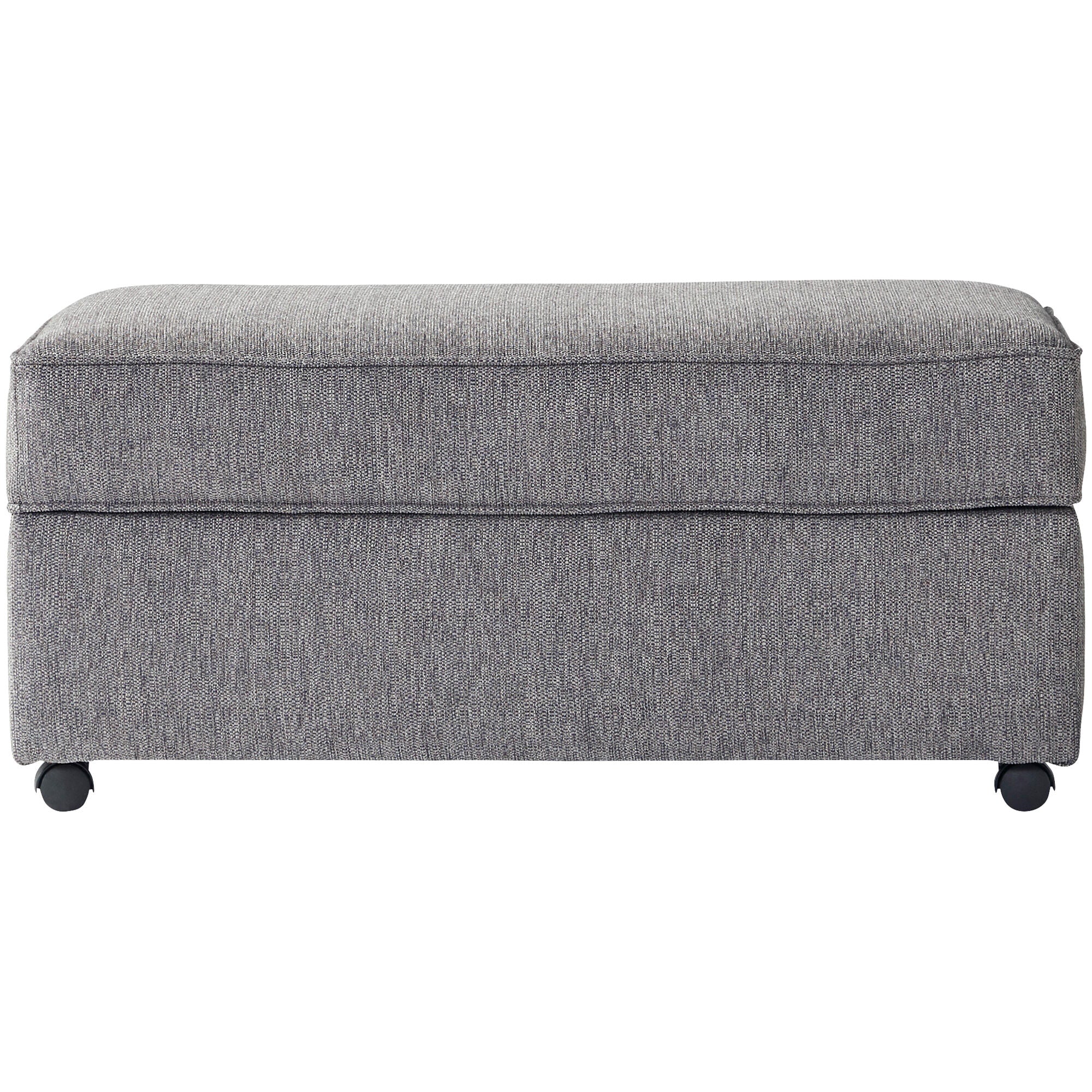 Hughes Furniture | Lauren Storage Ottoman | Crimson