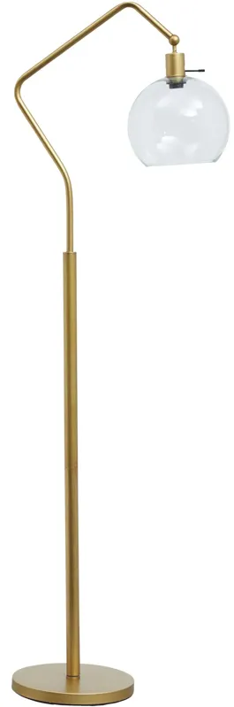 Ashley Furniture | Marilee Floor Lamp | Antique Brass