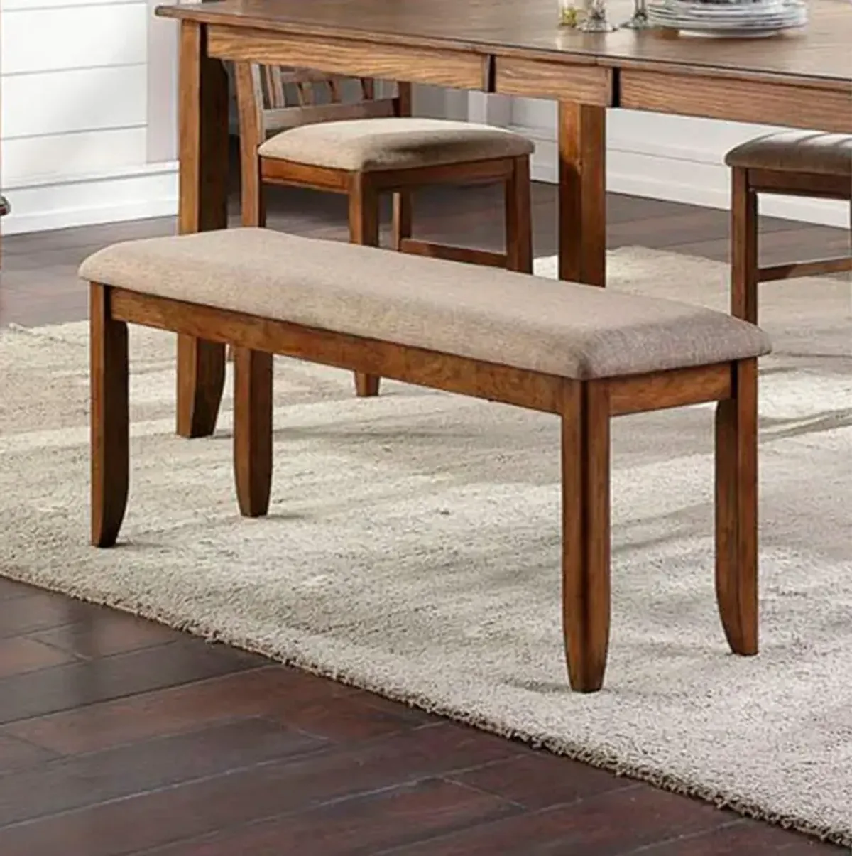 Santa Rosa II Upholstered Dining Bench