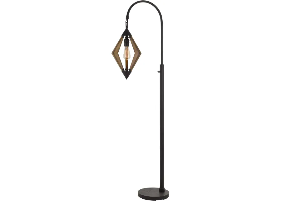 Cal Lighting | Valence Floor Lamp | Brown