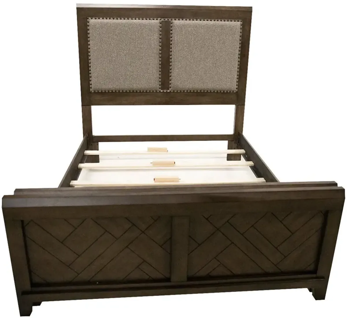 Patches Upholstered Storage Bed