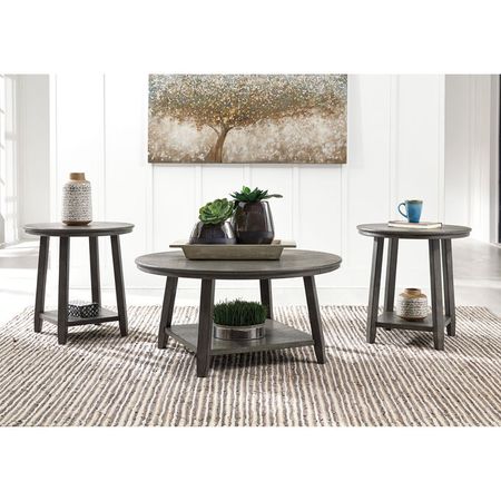 Caitbrook Gray Set of 3 Tables