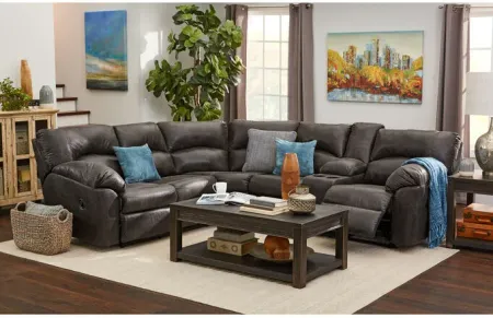 Grover Gray 2 Piece Reclining Sectional Sofa