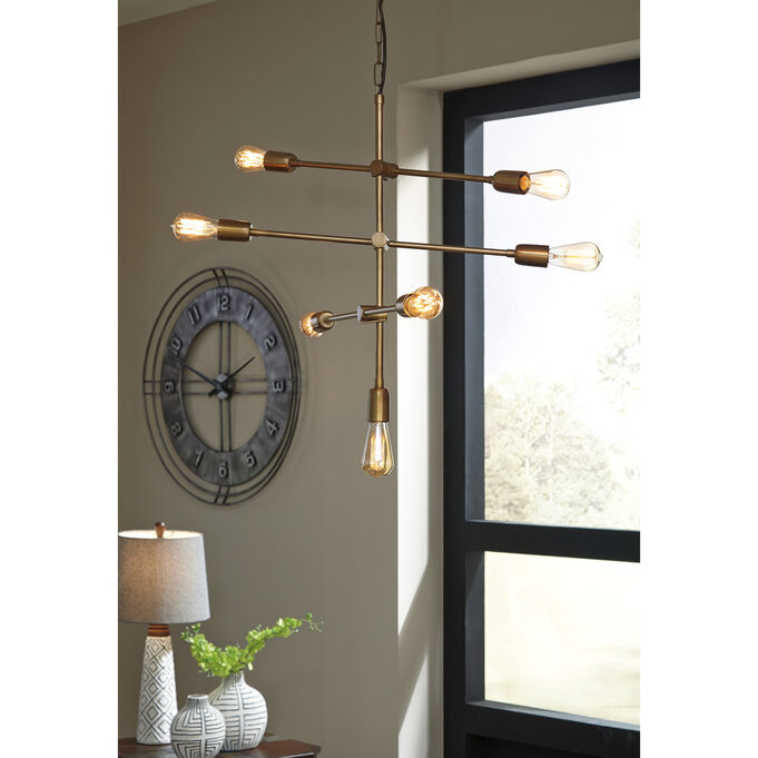 Nastalya Gold Pendant Light