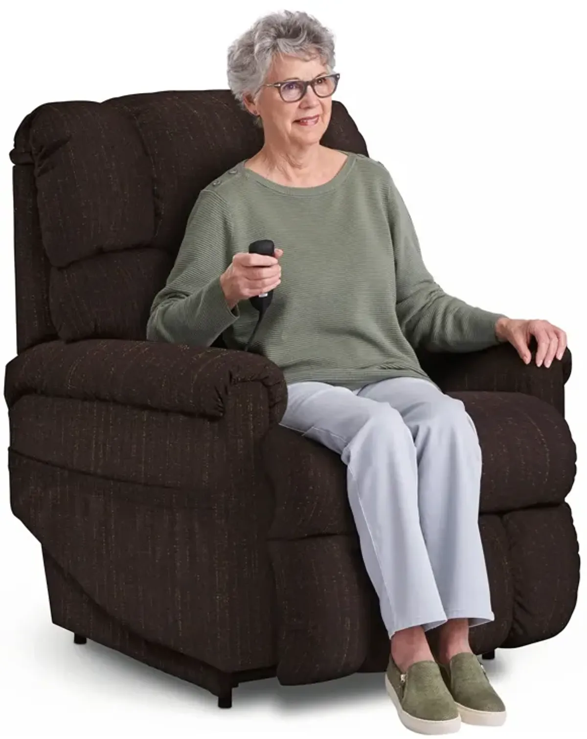 Pinnacle Lux-Lift Power Recliner with Headrest and Lumbar