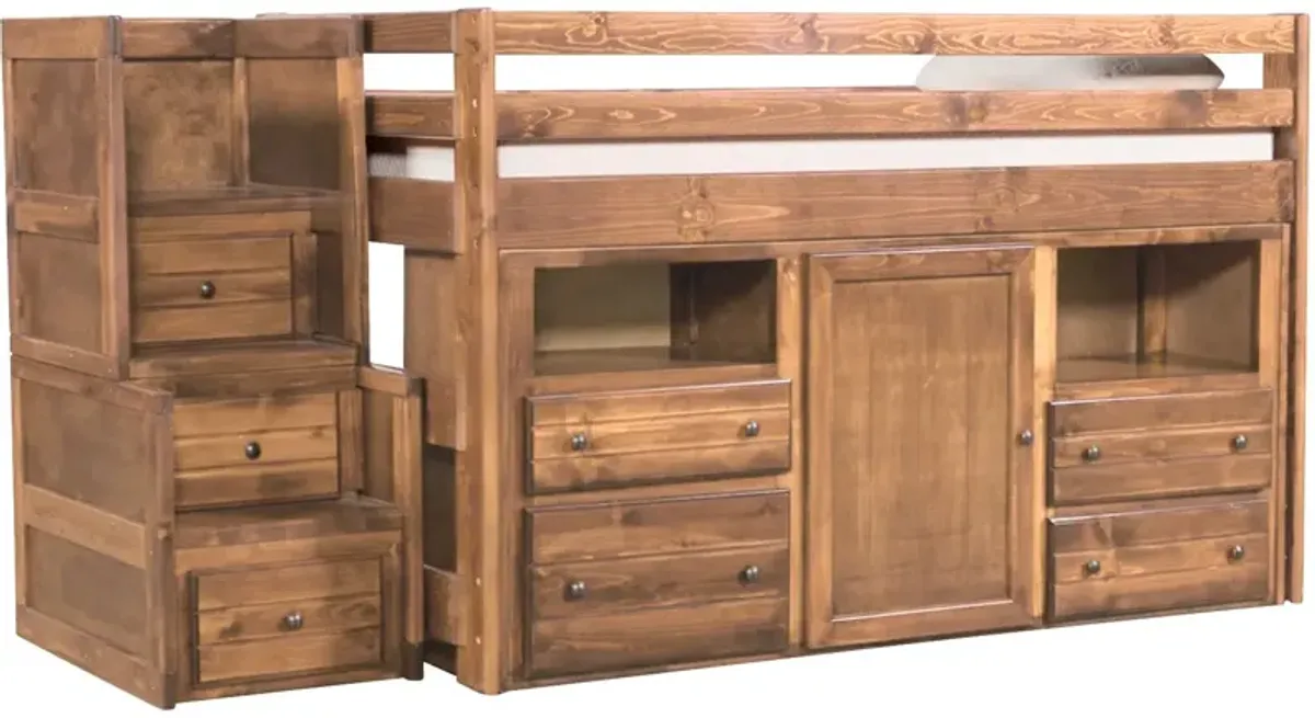 Bayview Loft Bed with Super Dresser