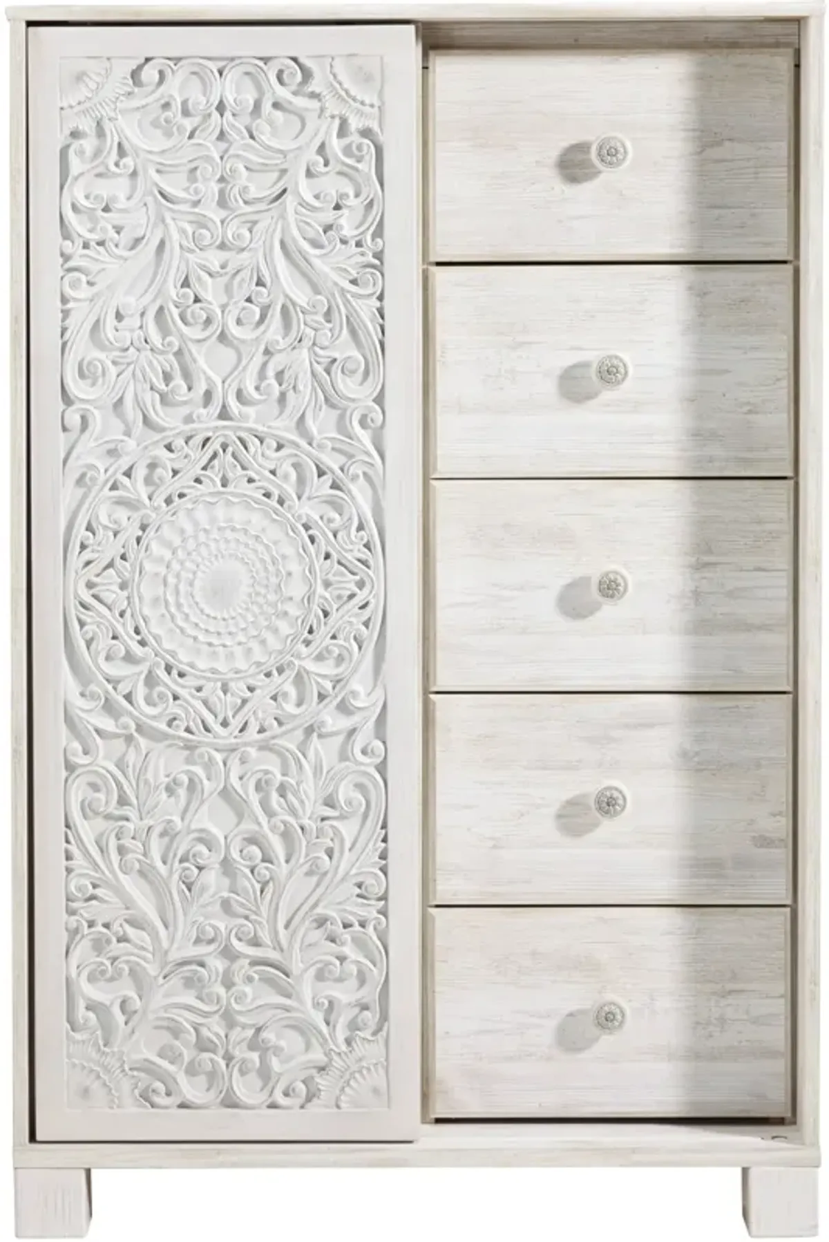 Ashley Furniture | Paxberry Dressing Chest | Whitewash