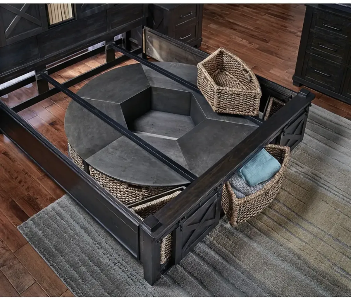 Sun Valley Rotating Storage Bed