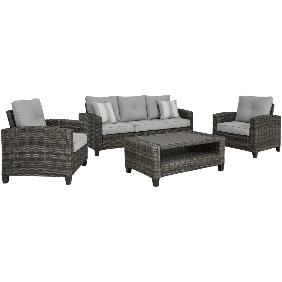 Cloverbrooke 4 Piece Patio Set