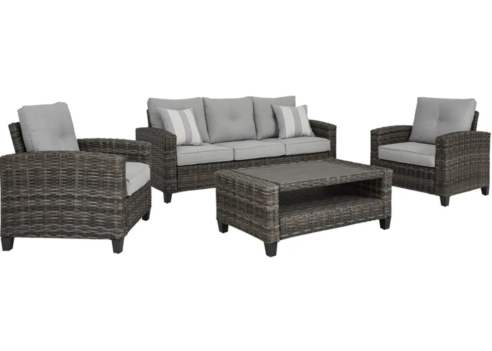 Cloverbrooke 4 Piece Patio Set