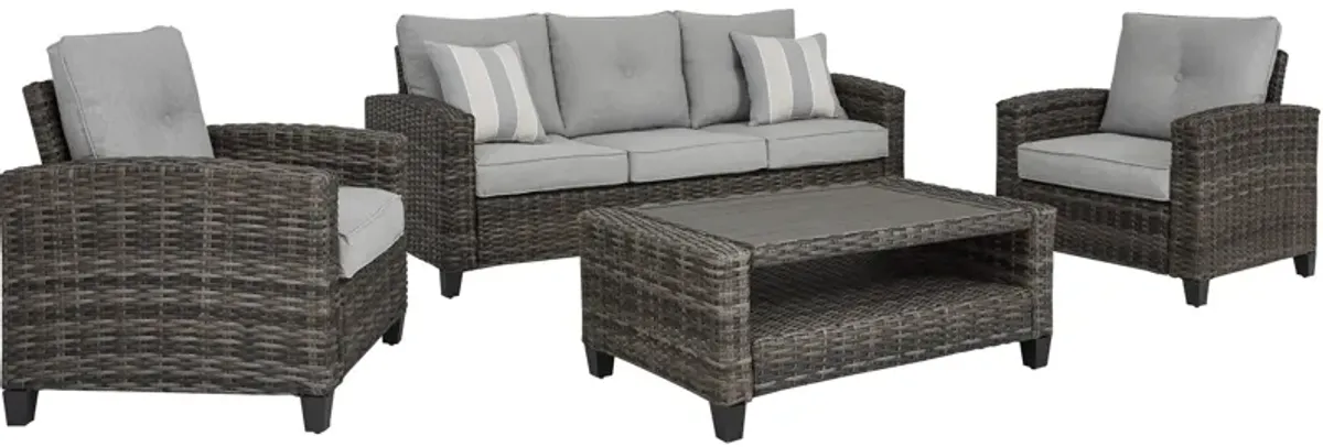 Cloverbrooke 4 Piece Patio Set