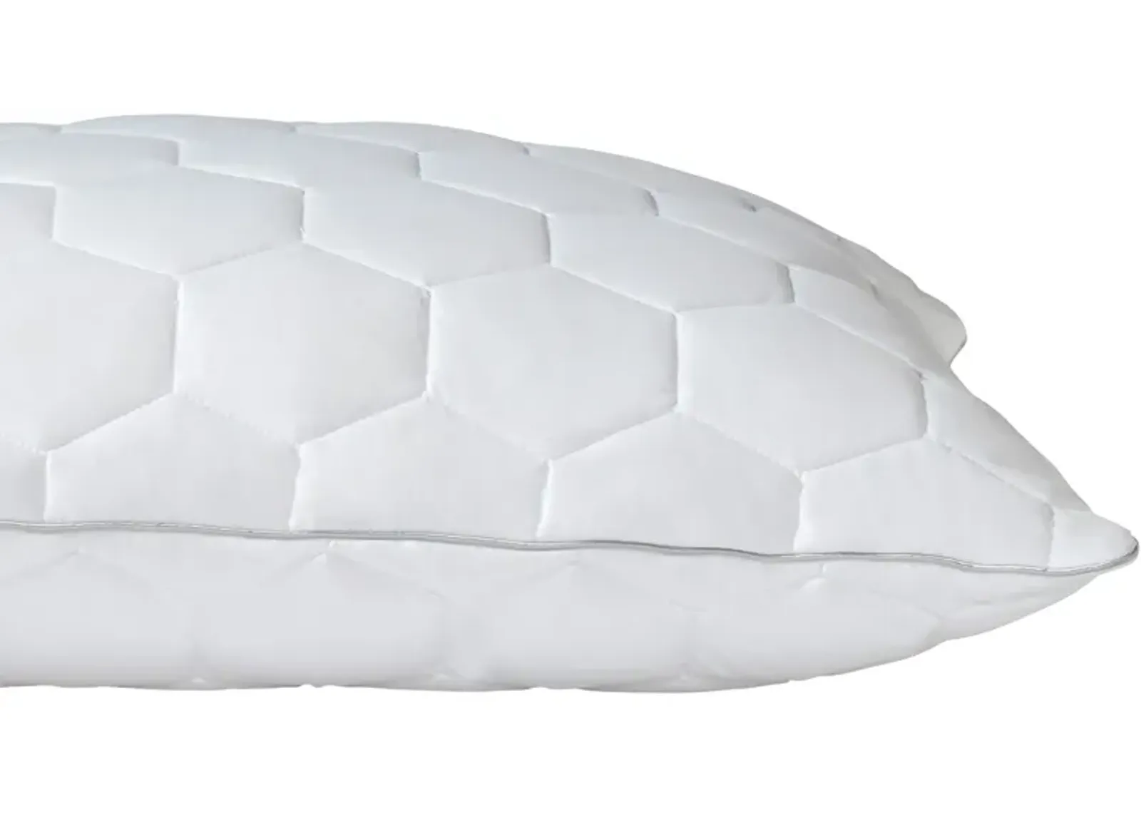 | Queen Aero Fit Back and Stomach Sleeper Pillow | Bright White