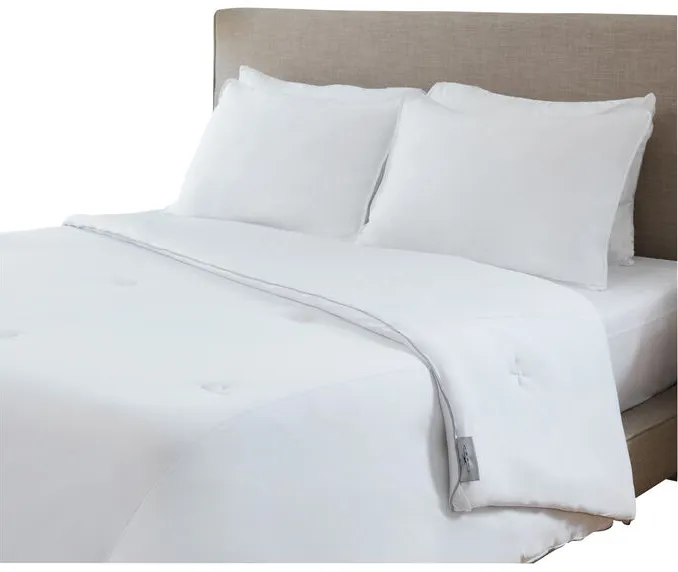 AeroFit Bright White King Performance Down Alternative Comforter