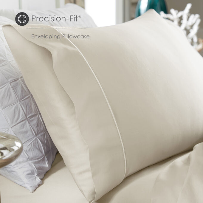 Fabrictech Ivory King Luxury Microfiber Pillowcases