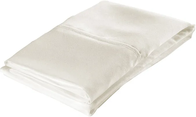 Fabrictech Ivory Queen Microfiber Lite Pillowcases