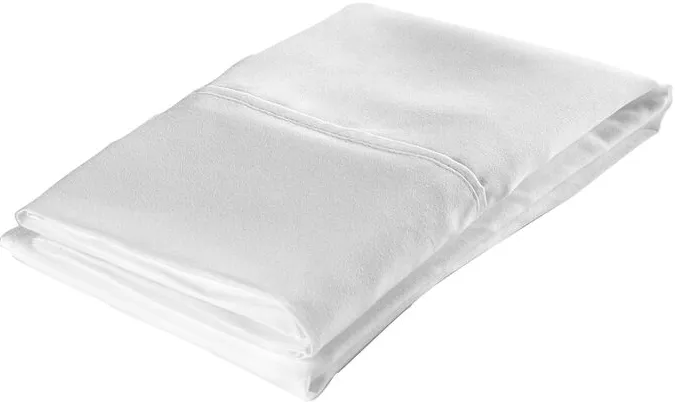 Fabrictech White King Microfiber Lite Pillowcases