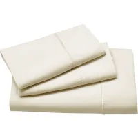 Fabrictech Ivory Twin Luxury Microfiber Sheet Set