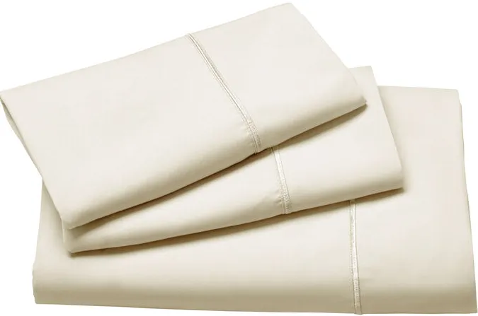 Fabrictech Ivory Twin XL Luxury Microfiber Sheet Set