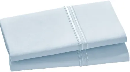 Elements Light Blue King Modal Pillowcases
