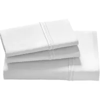 Elements White King Tencel Pillowcases