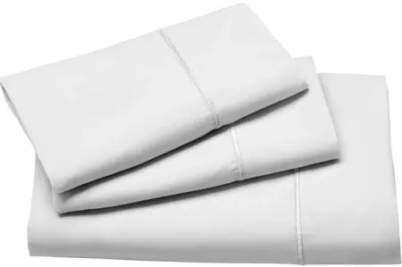 Fabrictech White California King Luxury Microfiber Sheet Set