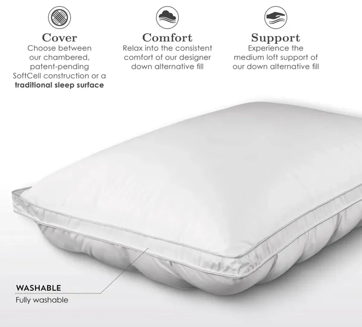 Fabrictech SoftCell Lite Pillow