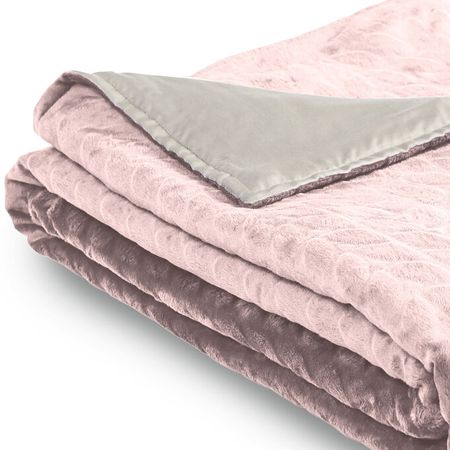 Zensory Light Pink Weighted Blanket Duvet Cover