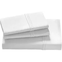 Elements White Split California King Modal Sheet Set