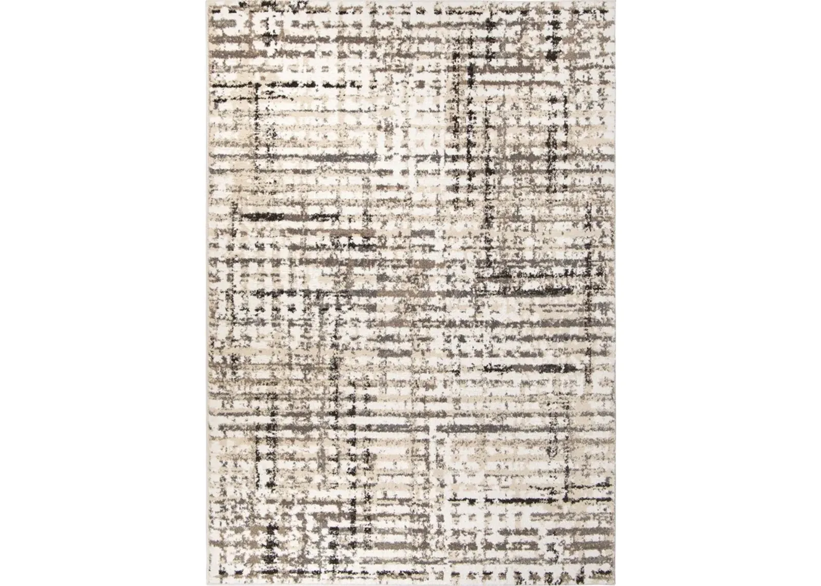 Adagio Griddle White Rug