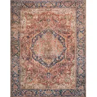 Layla Red Navy 2x3 Rug