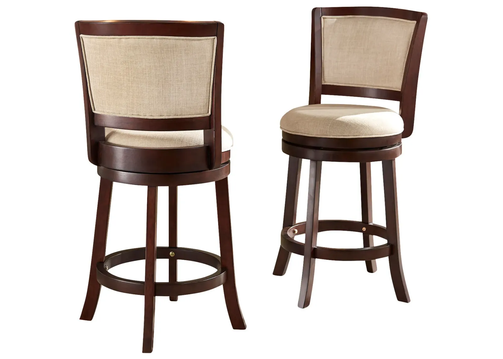 Home Elegance | Chelsea Counter Stool | Dark Cherry