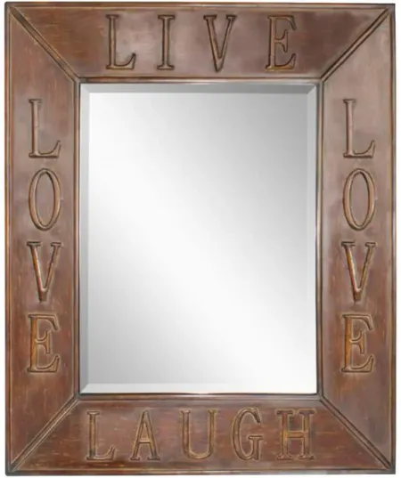 Reflection Live Laugh Love Mirror 