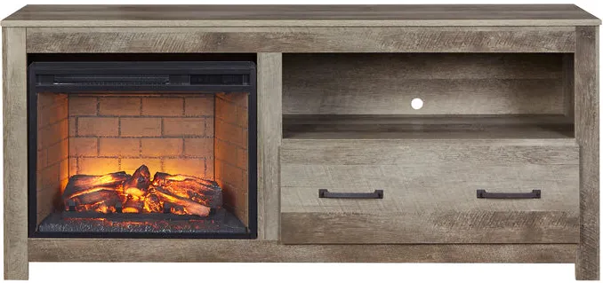 Gambrell Gray 60" Fireplace Console