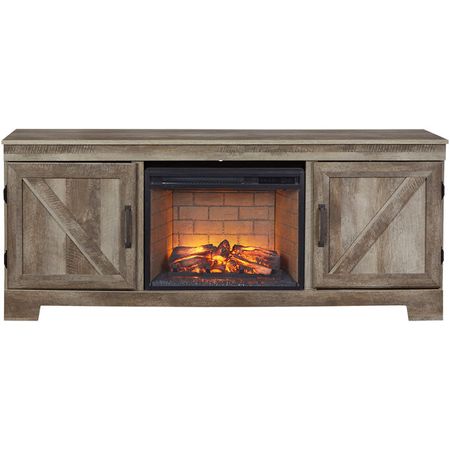 Gambrell Gray 64" Fireplace Console