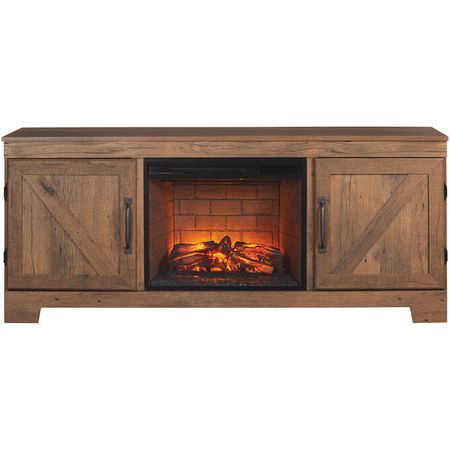 Cheyenne Oak 64" Fireplace Console