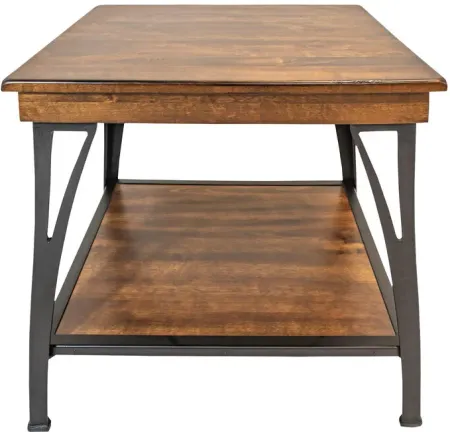 District Cool Copper End Table