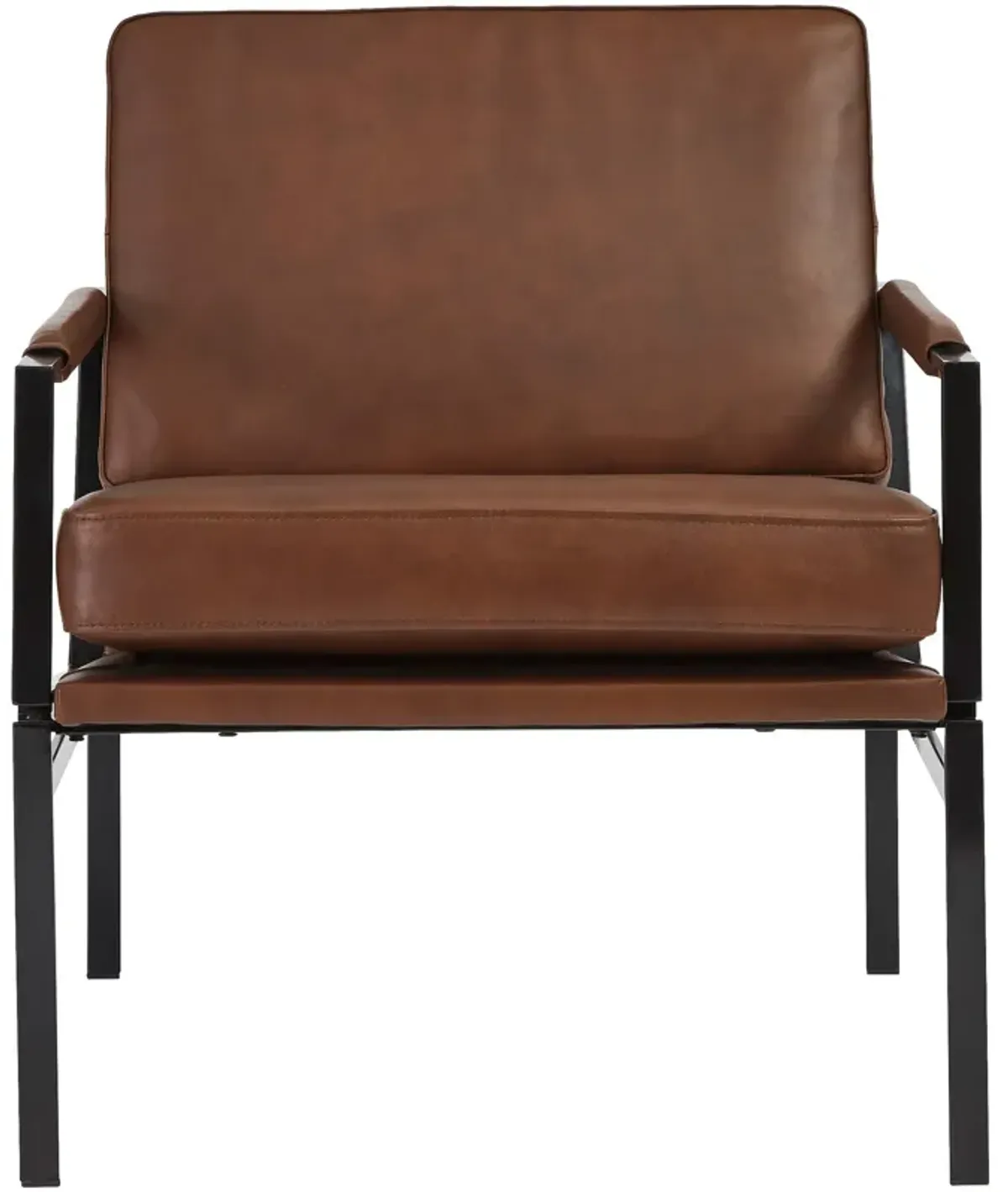 Puckman Leather Accent Chair