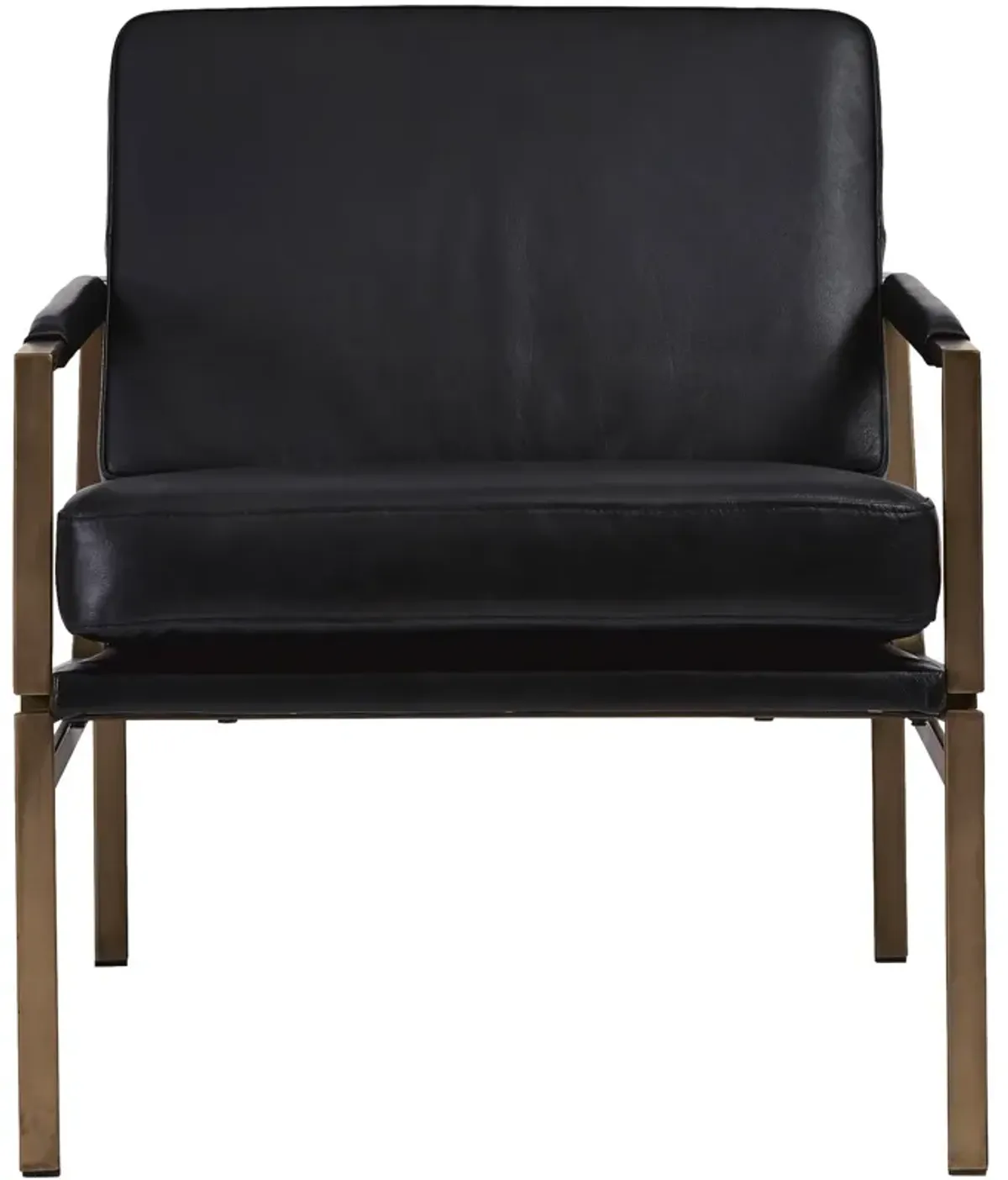 Puckman Leather Accent Chair