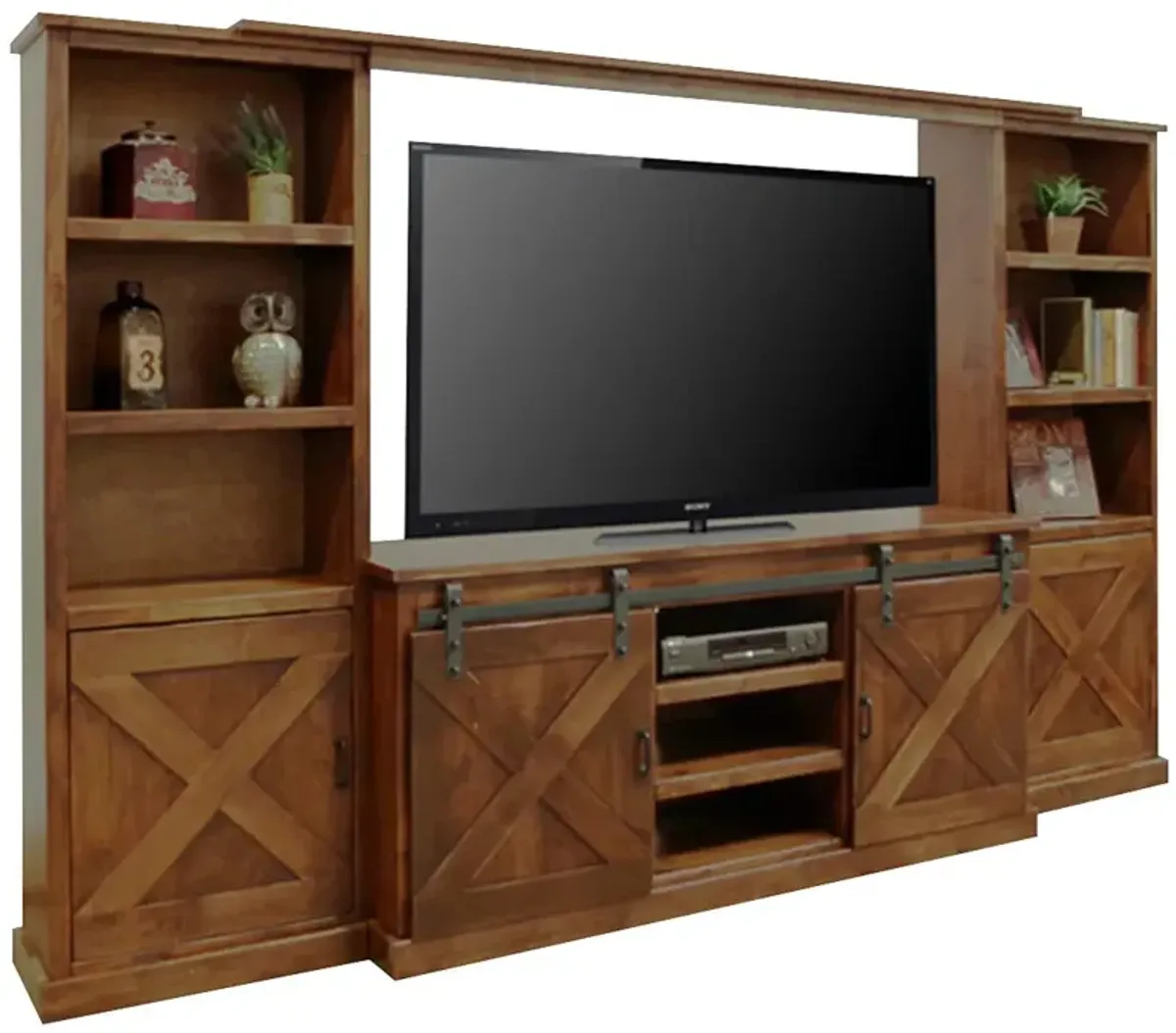 Farmhouse 4 Piece Wall Unit