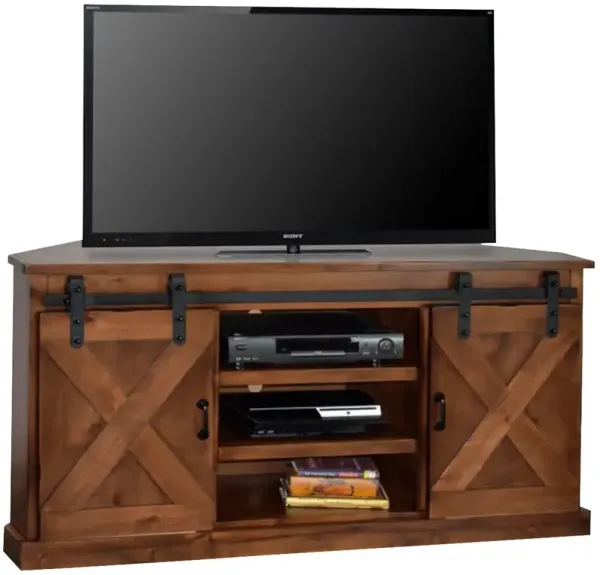 Legends Furniture Farmhouse 66 Inch Corner Console